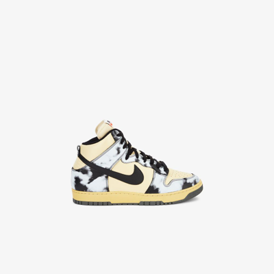 Nike Neutrals Yellow Dunk High 1985 Sneakers In Lemon Drop/black-saturn Gold