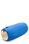 Loewe Pleated Bracelet Pouch Shoulder Bag In Blue