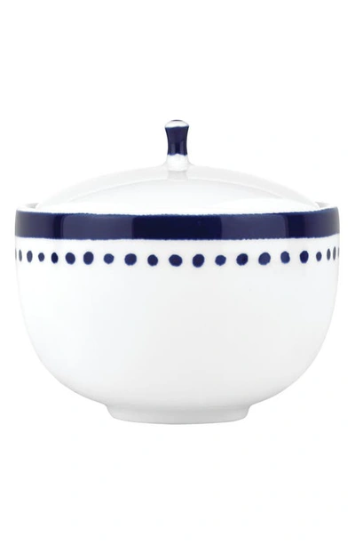 Kate Spade Porcelain Sugar Bowl In Blue