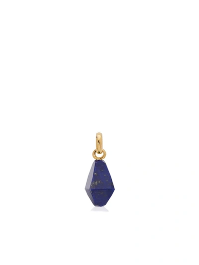 Monica Vinader Doina 18ct Recycled Yellow Gold-plated Vermeil Sterling-silver And Lapis Pendant