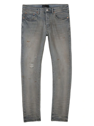 Purple Brand Superlight Oil Repair Jeans Grey