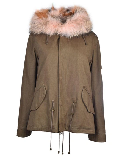 Forte Couture New Gala Military Parka In Brown