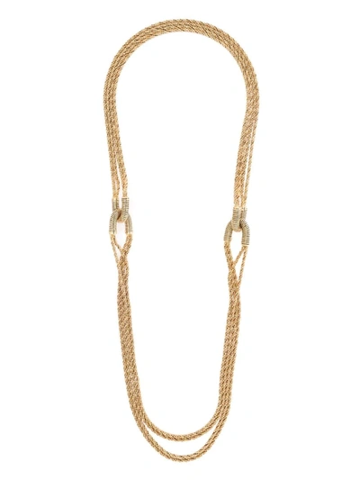 Aurelie Bidermann Gerlinda Multichain Necklace In Gold