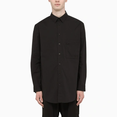 Y-3 Black Shirt With Zip Pocket
