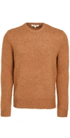Madewell Garment Dyed Allday Crewneck Cotton T-shirt In Brick Donegal