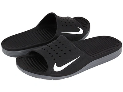 río corrupción Norteamérica Nike Solarsoft Slide | ModeSens