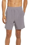 Alo Yoga 7 Repetition Shorts In Purple Dust