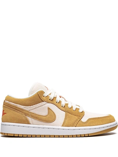 Jordan Air  1 Low Sneaker In Twine/orange/orange Quartz