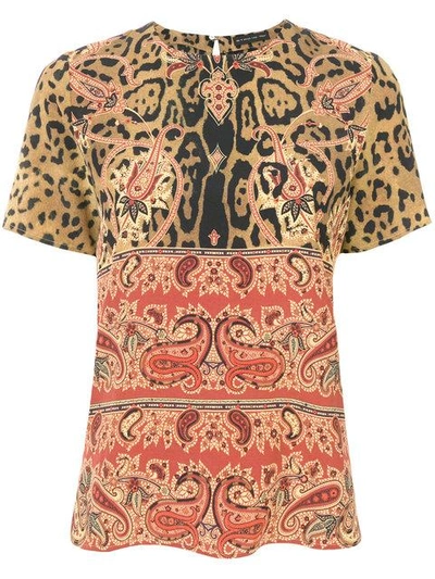 Etro Baroque Patterned Blouse In Multicolor