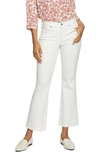 Nydj Fiona Court Slim Ankle Flare Jeans In White