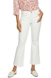 Nydj Fiona Court Slim Ankle Flare Jeans In Vanilla