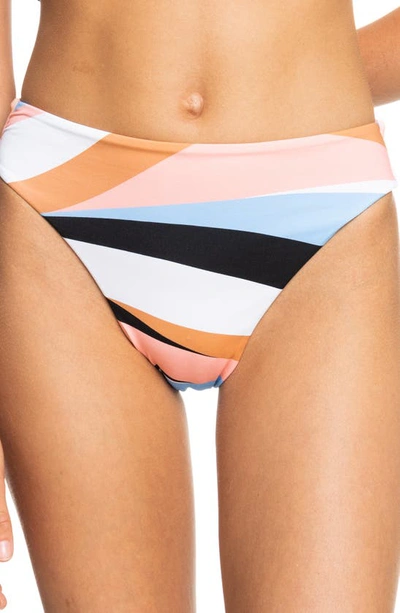 Roxy Juniors' Paradise Passport Bikini Bottoms Women's Swimsuit In Bright White Multi