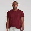 Polo Ralph Lauren Men's Big & Tall Jersey V-neck T-shirt In Classic Wine