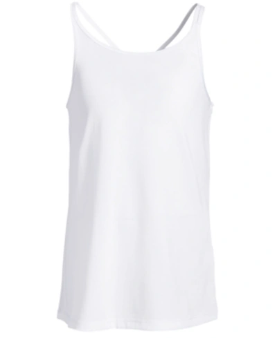 Ideology Kids' Big Girls Core Tank Top, Created For Macy's In Bright White