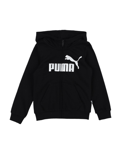 Puma Kids Hoodie For Girls In Black