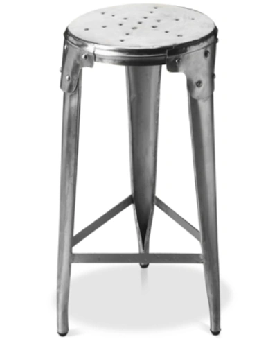 Butler Specialty Essex Backless Bar Stool In Silver-tone