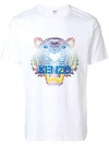 Kenzo Rainbow Tiger Cotton-jersey T-shirt In 01 White