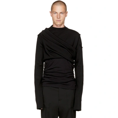 Rick Owens Black Subhuman Sweater