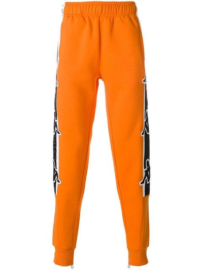 Kappa Kontroll Big Omini Sweatpants In Orange | ModeSens