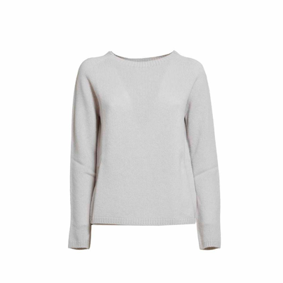 's Max Mara Wideneck Knitted Jumper In Grey