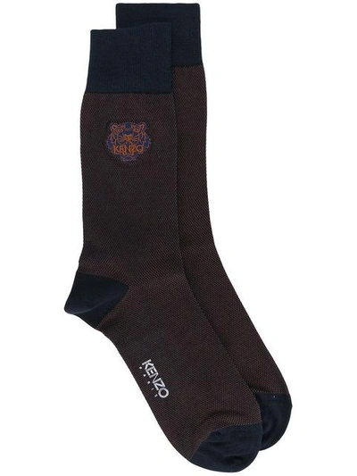 Kenzo Tiger Socks - Brown