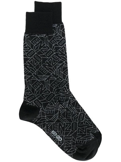 Kenzo Flying  Socks - Black