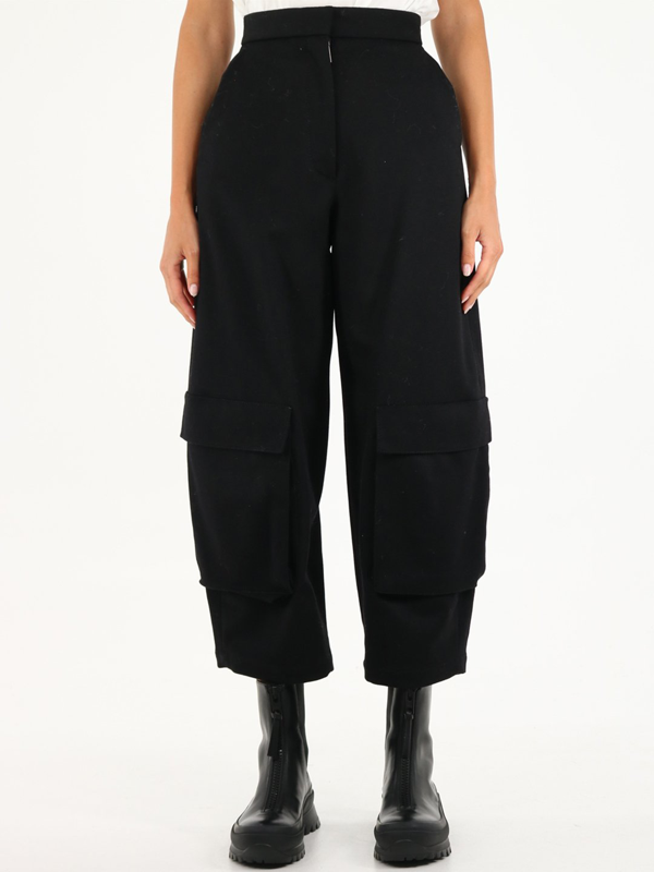 cropped combat trousers