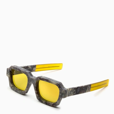 A-cold-wall X Retrosuperfuture Grey/yellow Retrosuperfuture X Acw Sunglasses