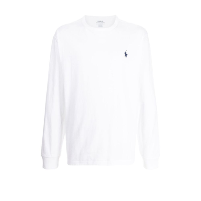 Polo Ralph Lauren Polo Pony-embroidered Cotton T-shirt In White