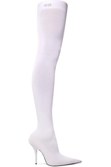 balenciaga sock thigh high boots