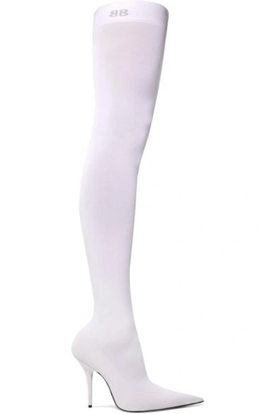 Balenciaga sock thigh high on sale boots