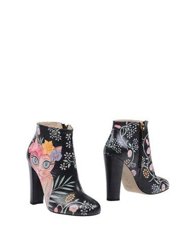 Camilla Elphick Ankle Boots In Black