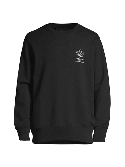 Givenchy Logo-print Cotton Sweatshirt In Black