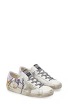 Golden Goose Kids' Super-star Low Top Sneaker In White/ Multi/ Ice/ Lavender