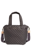Mz Wallace Medium Metro Deluxe Tote In Magnet
