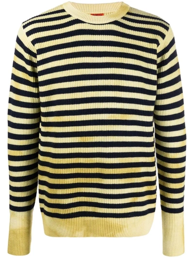 Barena Venezia Striped Wool-knit Jumper In Yellow
