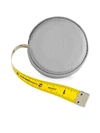 Graphic Image Leather Tape Measure In Grey