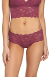 Cosabella 'never Say Never' Hipster Briefs In Concord Grape