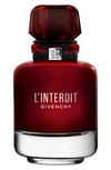 Givenchy L'interdit Eau De Parfum Rouge, 2.6 oz In Red