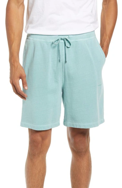 Vineyard Vines Woodhouse Cotton Garment Dyed Regular Fit Drawstring Shorts In Sea Clay Green