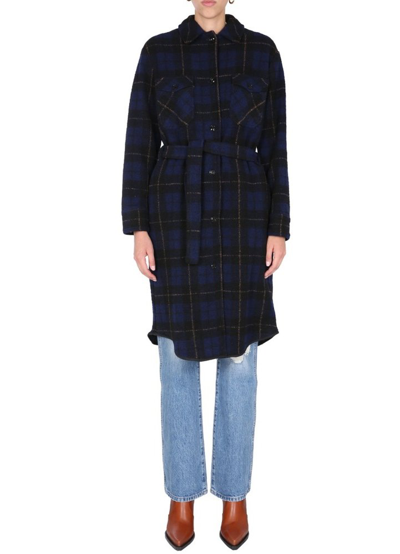 Woolrich Women's  Blue Other Materials Trench Coat