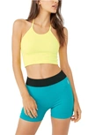 Free People Fp Movement Crop Run Tank In Glow Stick