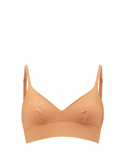 Nubian Skin Naked Stretch-jersey Soft-cup Bra In Brown