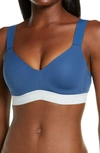 Natori Dynamic Anywhere High Impact Underwire Sports Bra In Rainstorm,high Rise