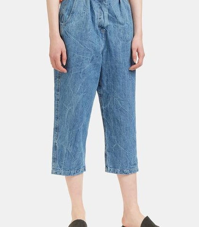 Anntian Women's Big Pant Jeans In Blue