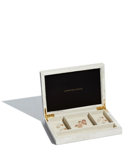 Sophie Bille Brahe White Trésor Deux Velvet Jewellery Box