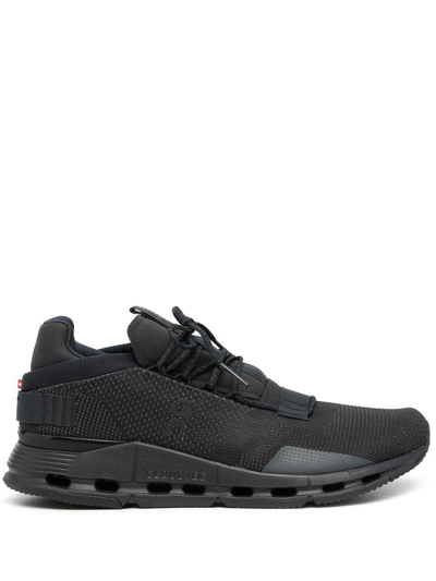 On Running Cloudnova Low-top Trainers In Black