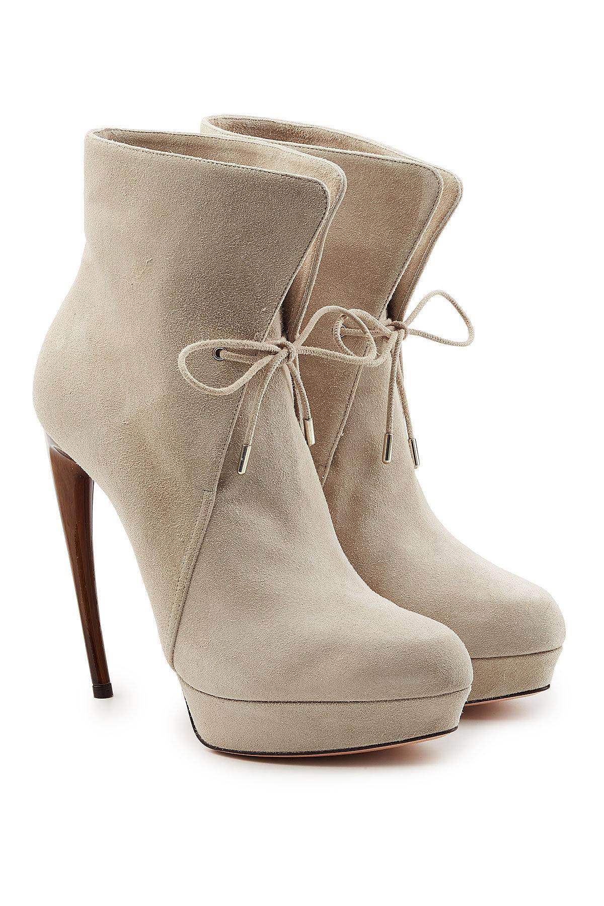 beige stiletto ankle boots