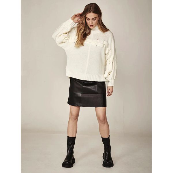 Nu Denmark Ibia Pullover Knit In Cream In White | ModeSens