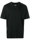 Jil Sander Round Neck T In Black